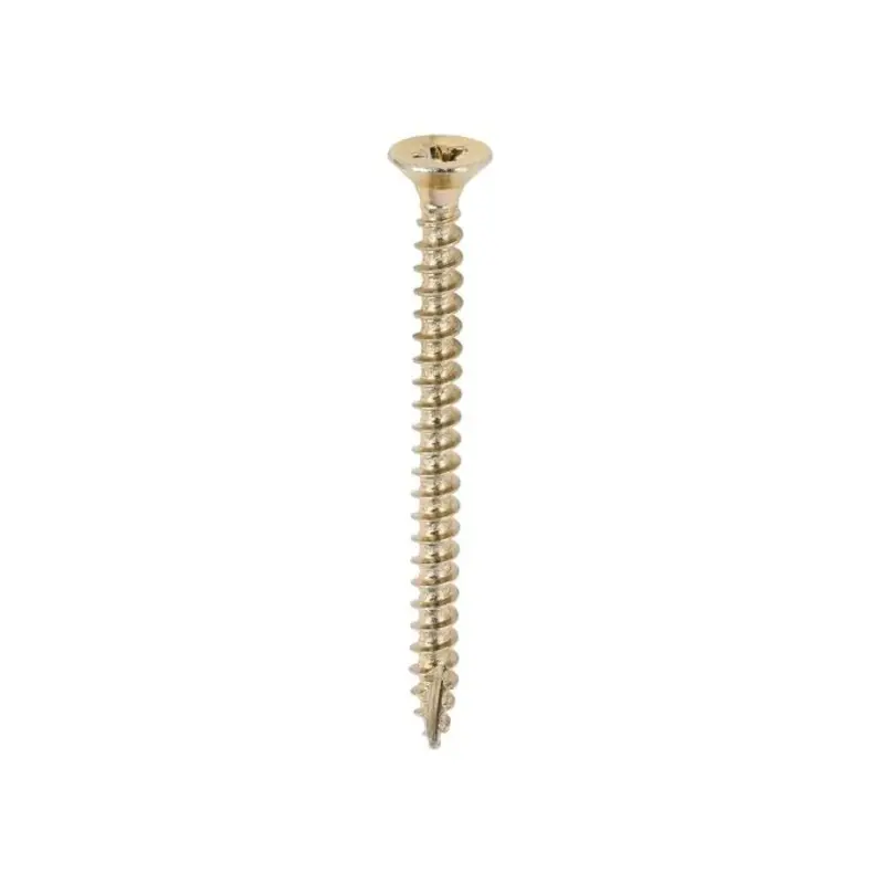 TIMCO Classic Multi-Purpose Countersunk Gold Woodscrews - 4.0 x 50 - Pack of 200 Pieces