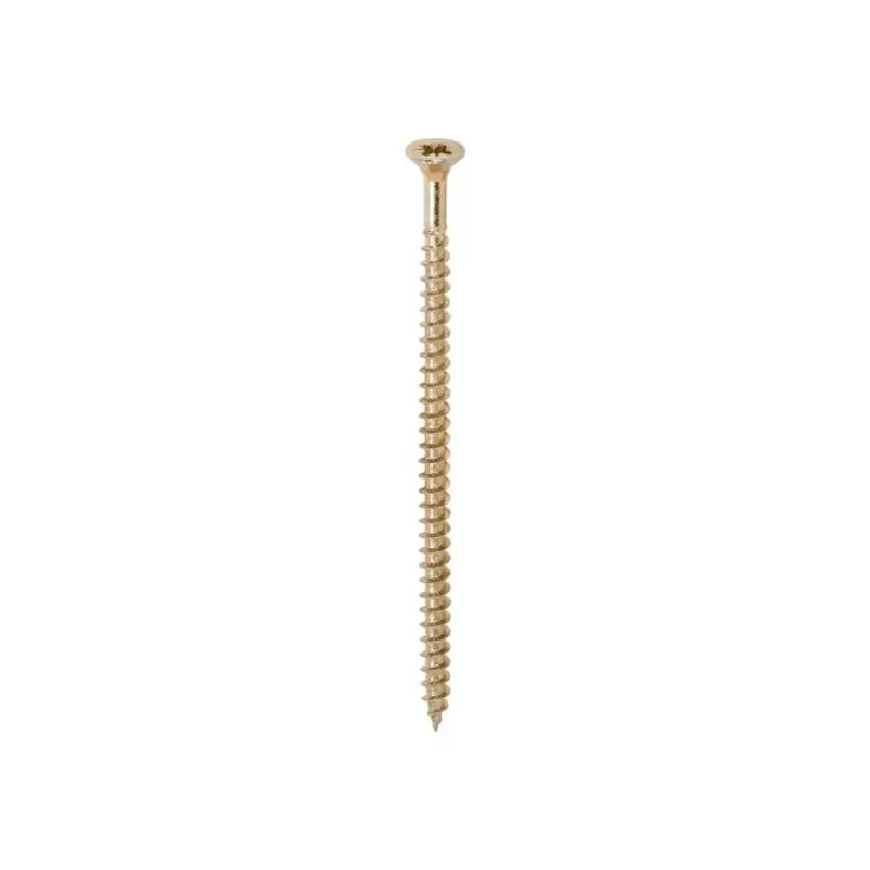 TIMCO Solo Countersunk Gold Woodscrews - 4.0 x 80 - Pack of 200 Pieces
