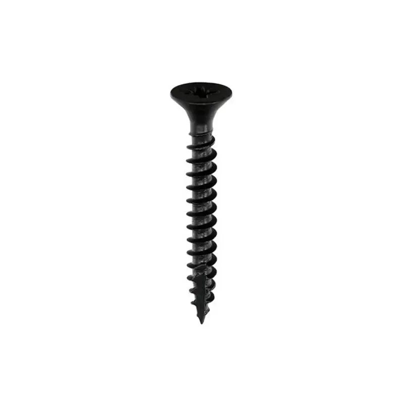 TIMCO Classic Multi-Purpose Countersunk Black Woodscrews - 4.0 x 40 - Pack of 200 Pieces