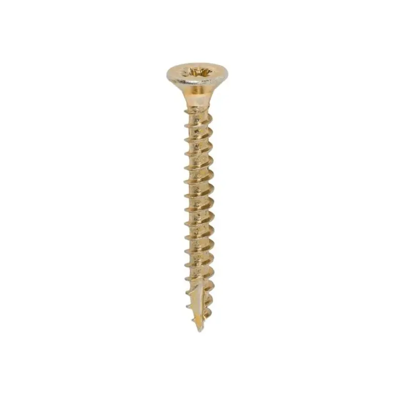 TIMCO Classic Multi-Purpose Countersunk Gold Woodscrews - 4.0 x 35 - Pack of 200 Pieces