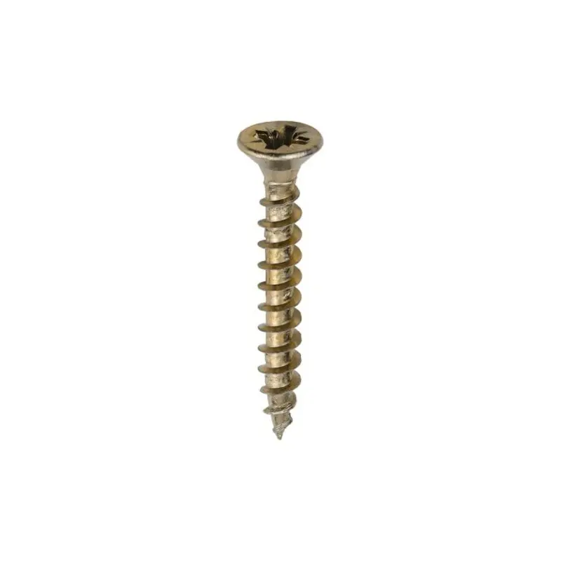 TIMCO Solo Countersunk Gold Woodscrews - 4.0 x 30 - Pack of 200 Pieces