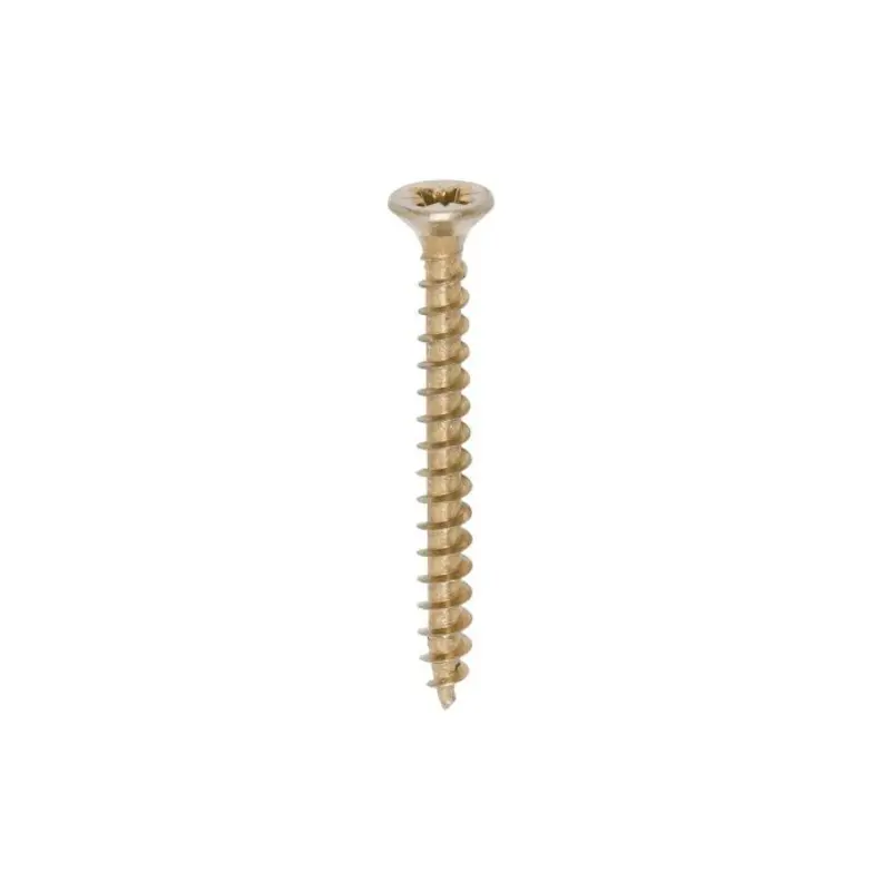 TIMCO Solo Countersunk Gold Woodscrews - 4.0 x 40 - Pack of 200 Pieces