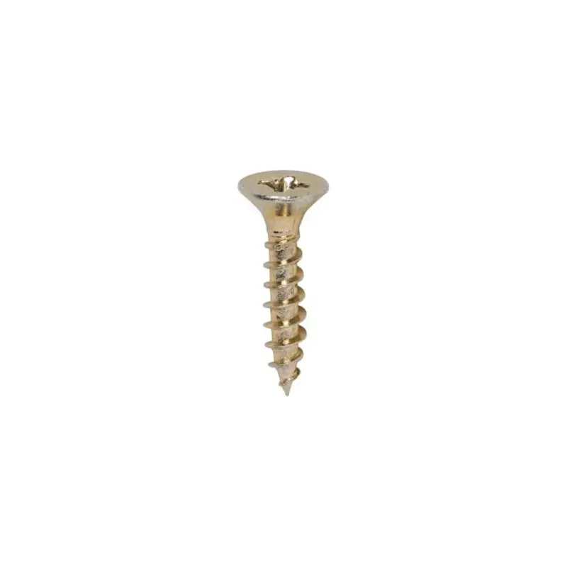 TIMCO Classic Multi-Purpose Countersunk Gold Woodscrews - 4.0 x 20 - Pack of 200 Pieces