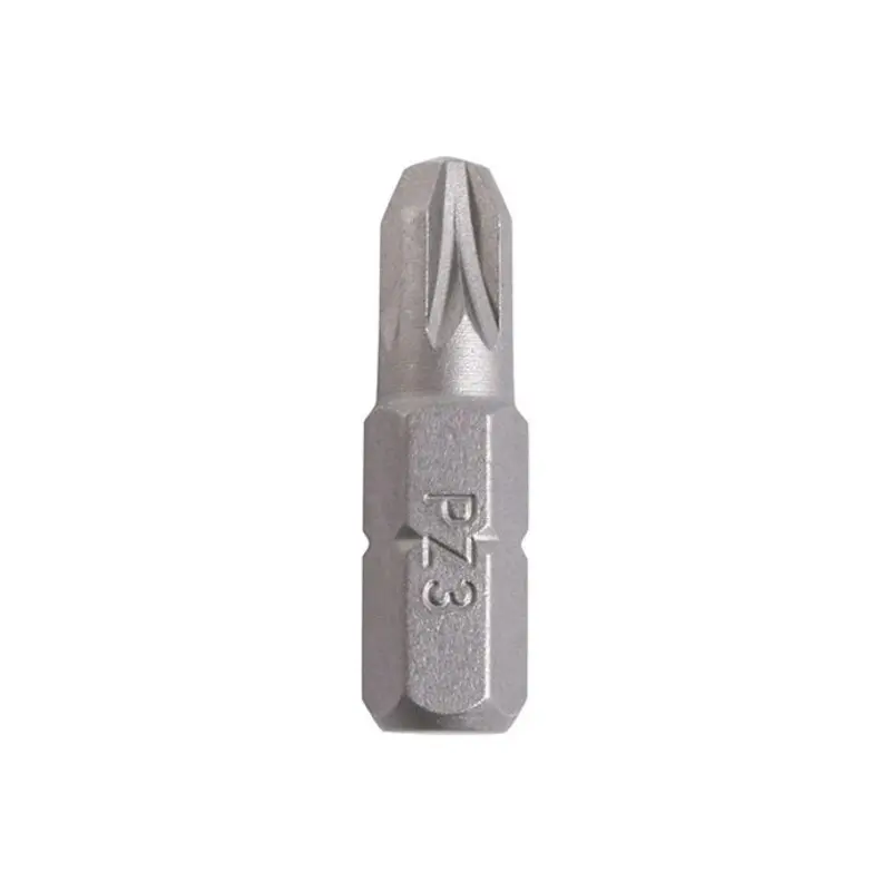 TIMCO Pozi Driver Bit S2 Grey - No.3 x 25 - Pack of 100 Pieces