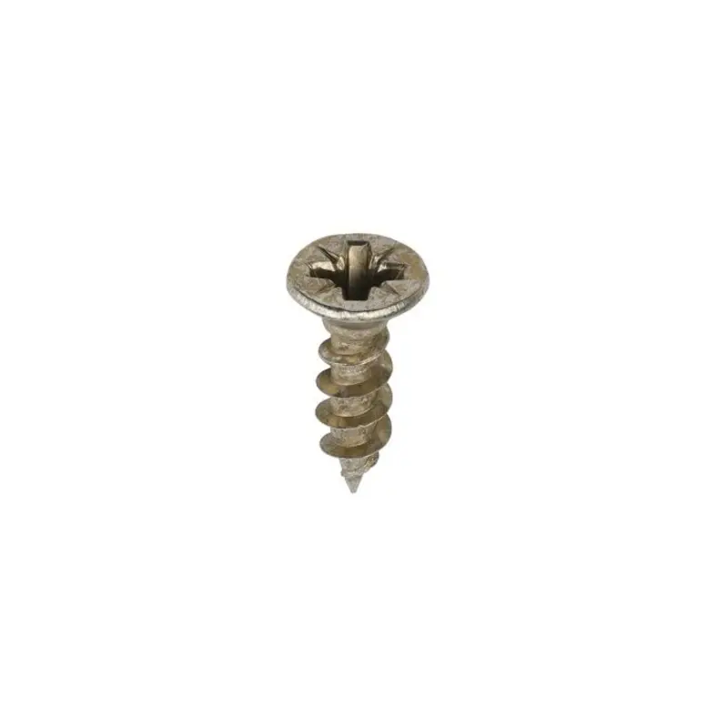 TIMCO Solo Countersunk Gold Woodscrews - 4.0 x 15 - Pack of 200 Pieces