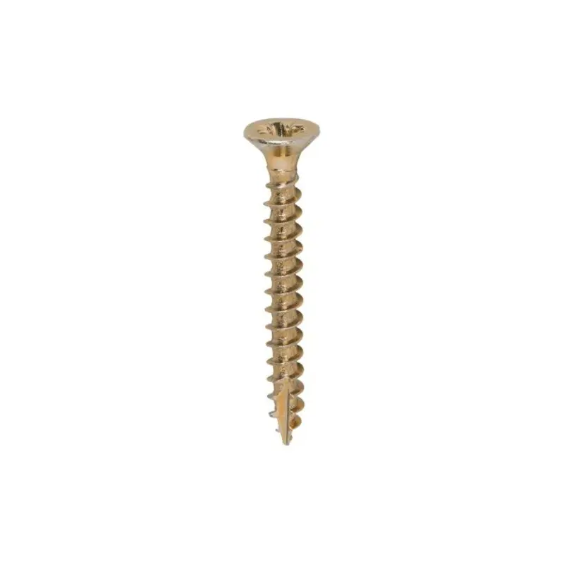 TIMCO Classic Multi-Purpose Countersunk Gold Woodscrews - 3.5 x 30 - Pack of 200 Pieces