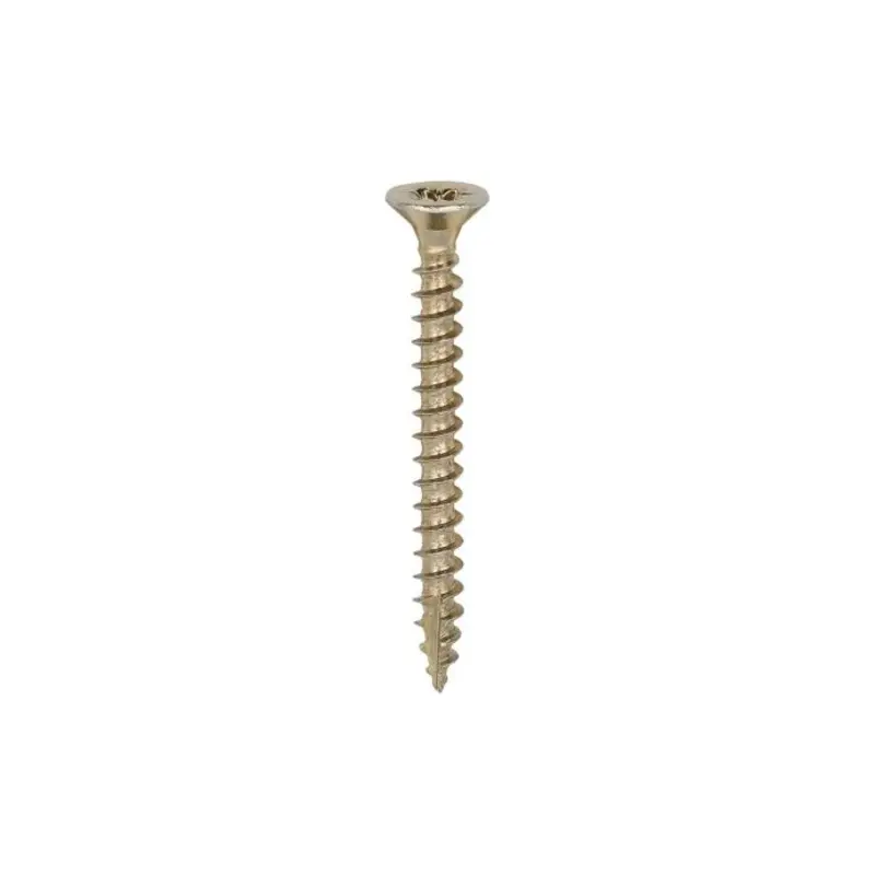 TIMCO Classic Multi-Purpose Countersunk Gold Woodscrews - 3.5 x 35 - Pack of 200 Pieces