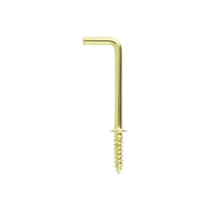 TIMCO Cup Hooks Square Electro Brass - 38mm - Pack of 8 Pieces