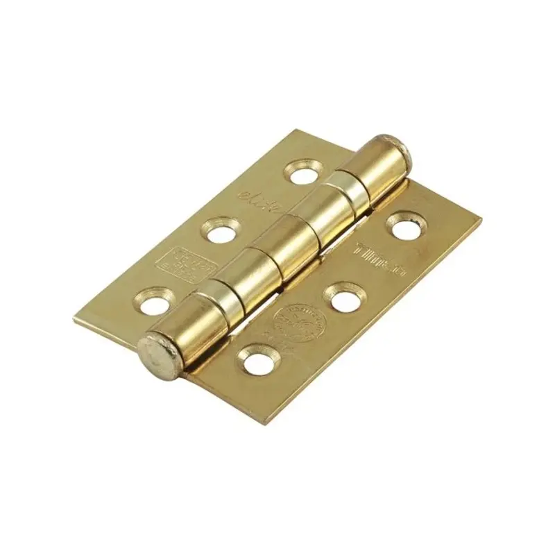 TIMCO Ball Bearing Hinges Grade 7 Steel Electro Brass - 76 x 51 x 2.2 - Pack of 2 Pieces