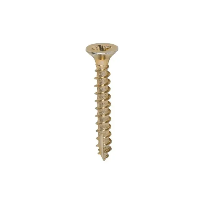 TIMCO Classic Multi-Purpose Countersunk Gold Woodscrews - 3.5 x 25 - Pack of 200 Pieces