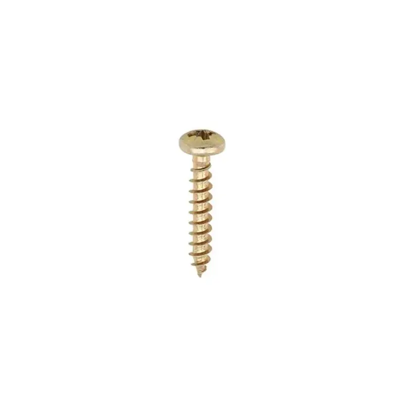 TIMCO Classic Multi-Purpose Pan Head Gold Woodscrews - 3.5 x 16 - Pack of 200 Pieces