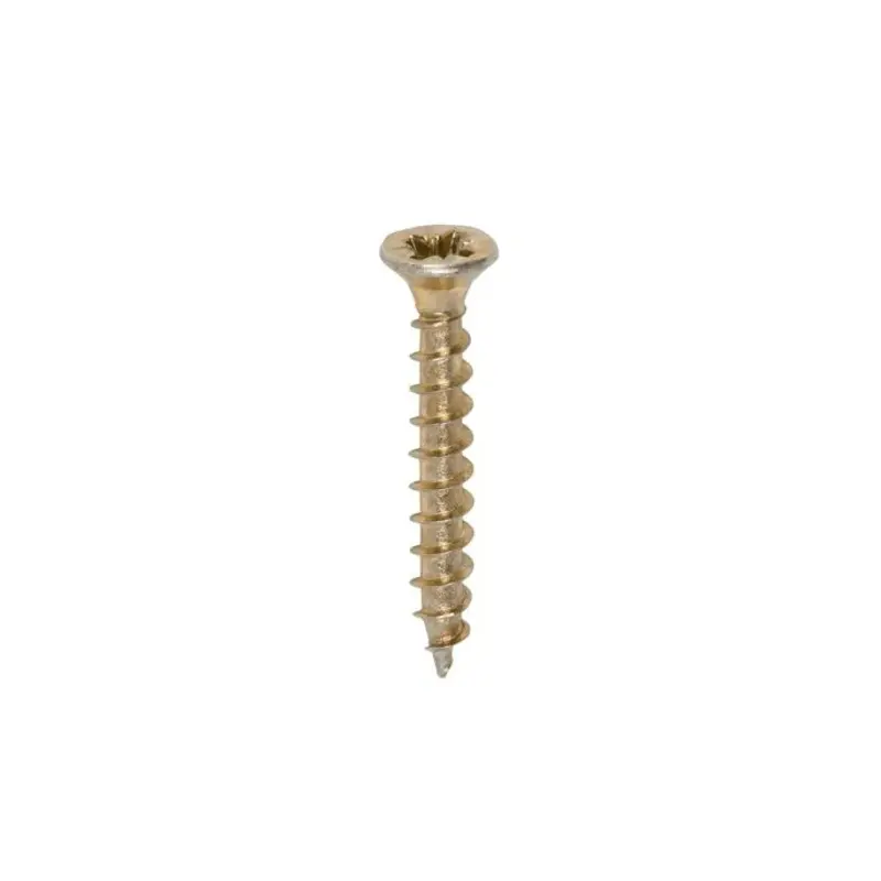 TIMCO Solo Countersunk Gold Woodscrews - 3.5 x 25 - Pack of 200 Pieces