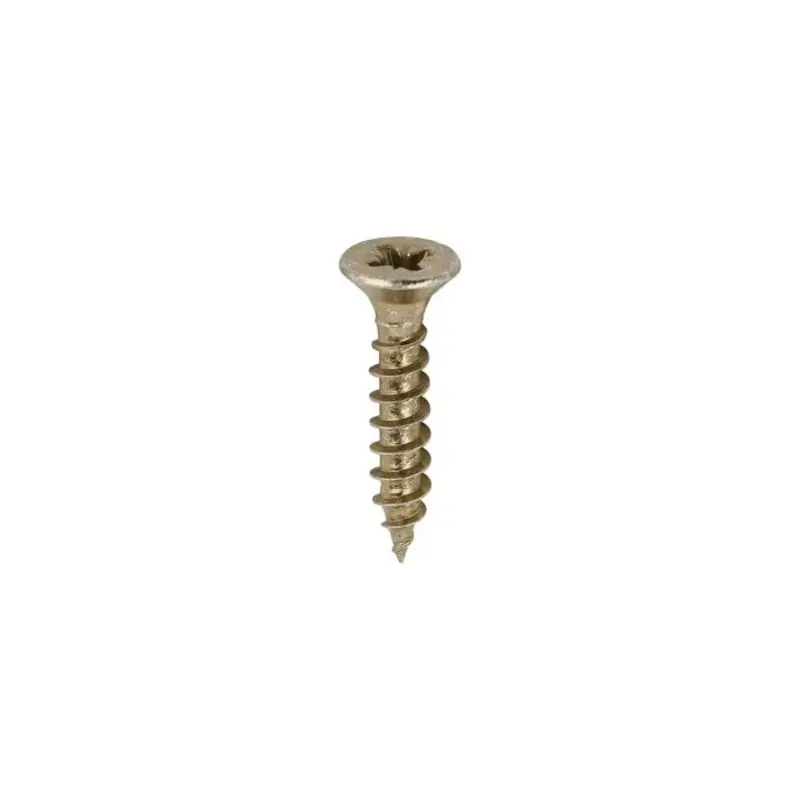 TIMCO Classic Multi-Purpose Countersunk Gold Woodscrews - 3.0 x 16 - Pack of 200 Pieces