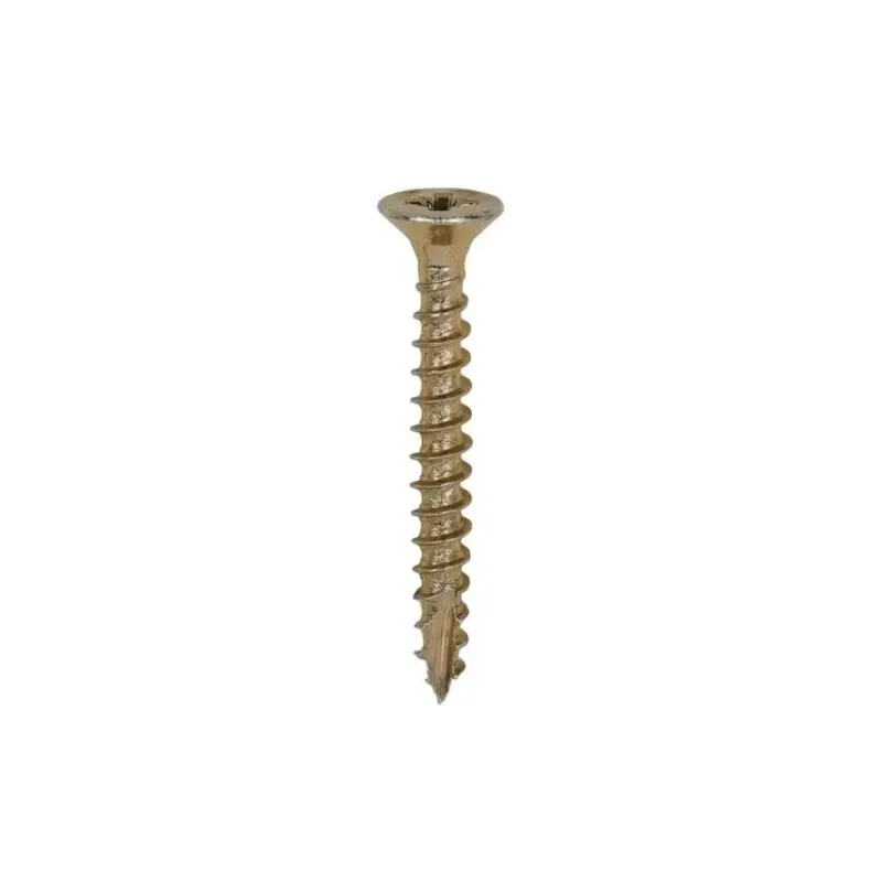 TIMCO Classic Multi-Purpose Countersunk Gold Woodscrews - 3.0 x 25 - Pack of 200 Pieces