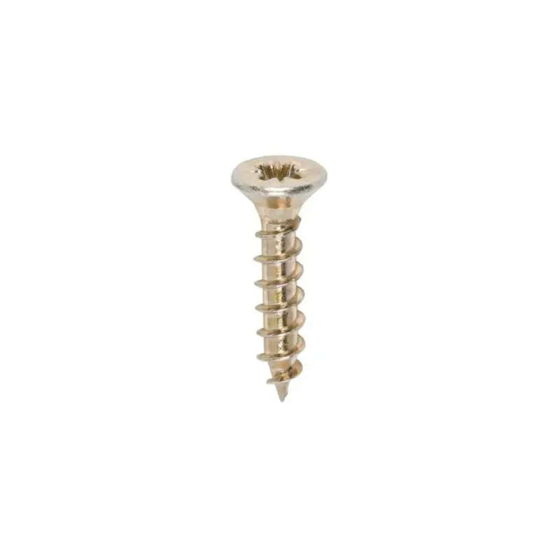 TIMCO Solo Countersunk Gold Woodscrews - 3.0 x 15 - Pack of 200 Pieces