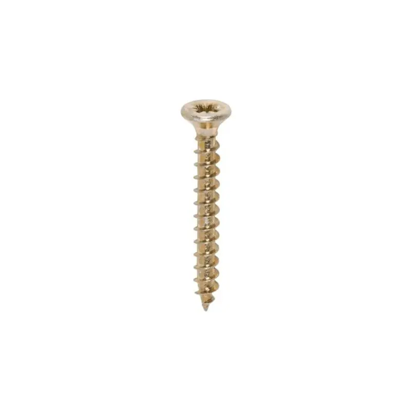TIMCO Solo Countersunk Gold Woodscrews - 3.0 x 25 - Pack of 200 Pieces