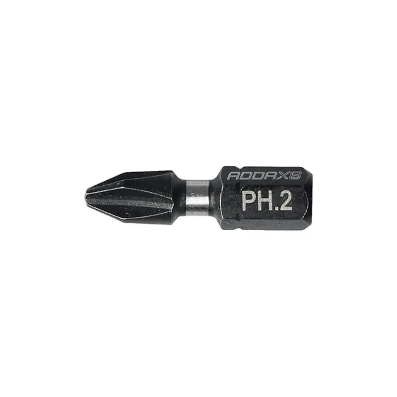 TIMCO X6 Impact Phillips Driver Bit - No.2 x 25 - Pack of 10 Pieces