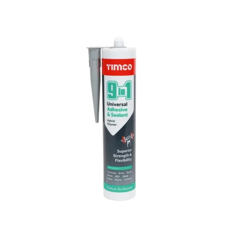 TIMCO 9 In 1 Universal Adhesive & Sealant Grey - 290ml