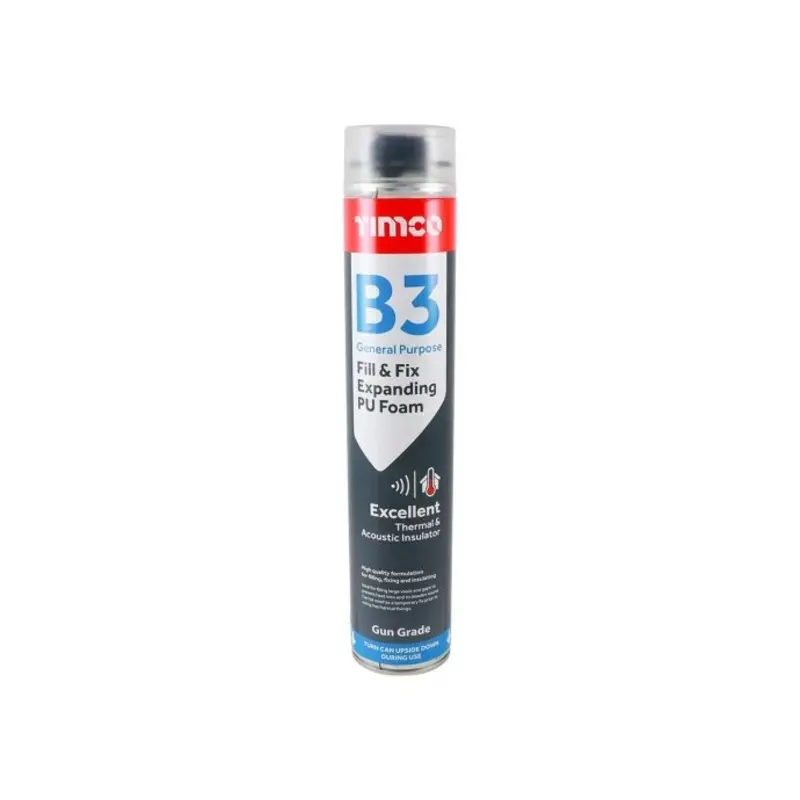 TIMCO Fill & Fix Expanding PU Foam B3 Gun Grade - 750ml