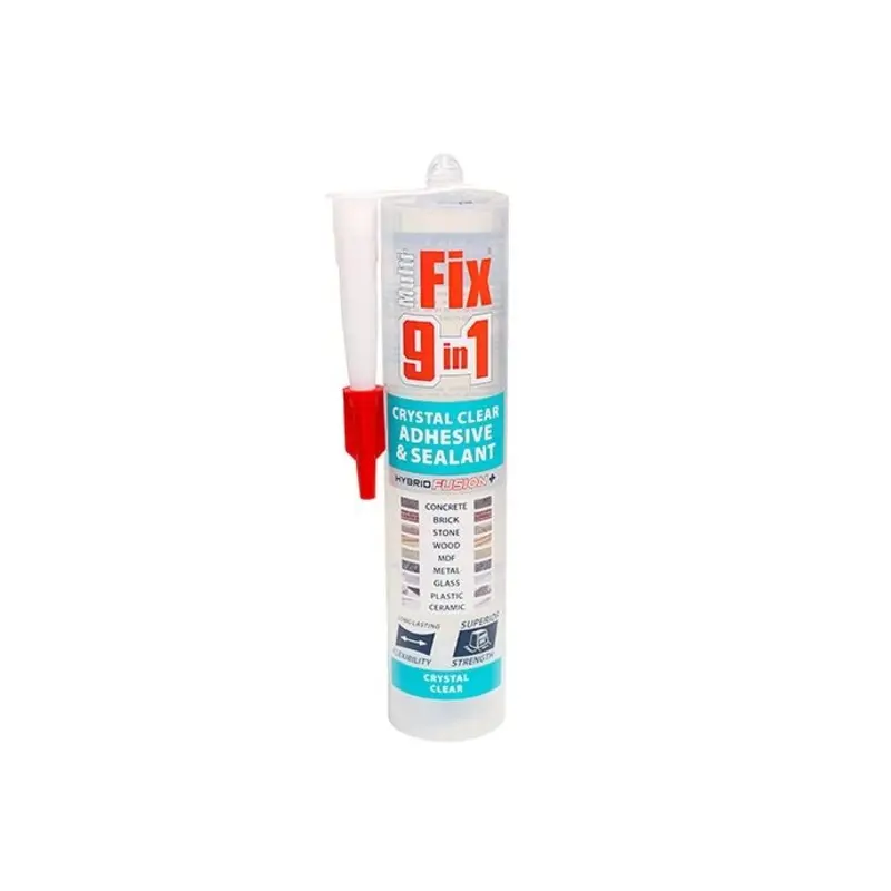 TIMCO 9 In 1 Adhesive & Sealant Crystal Clear - 290ml