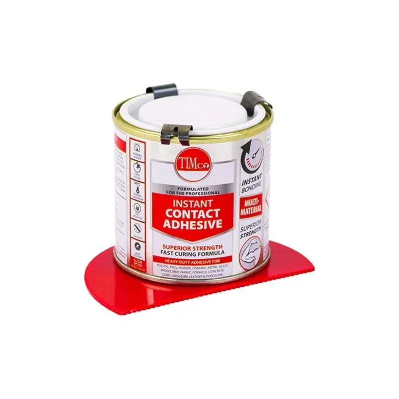 TIMCO Contact Adhesive, Rapid Setting Multi-Purpose Impact Resistant Adhesive - 250ml