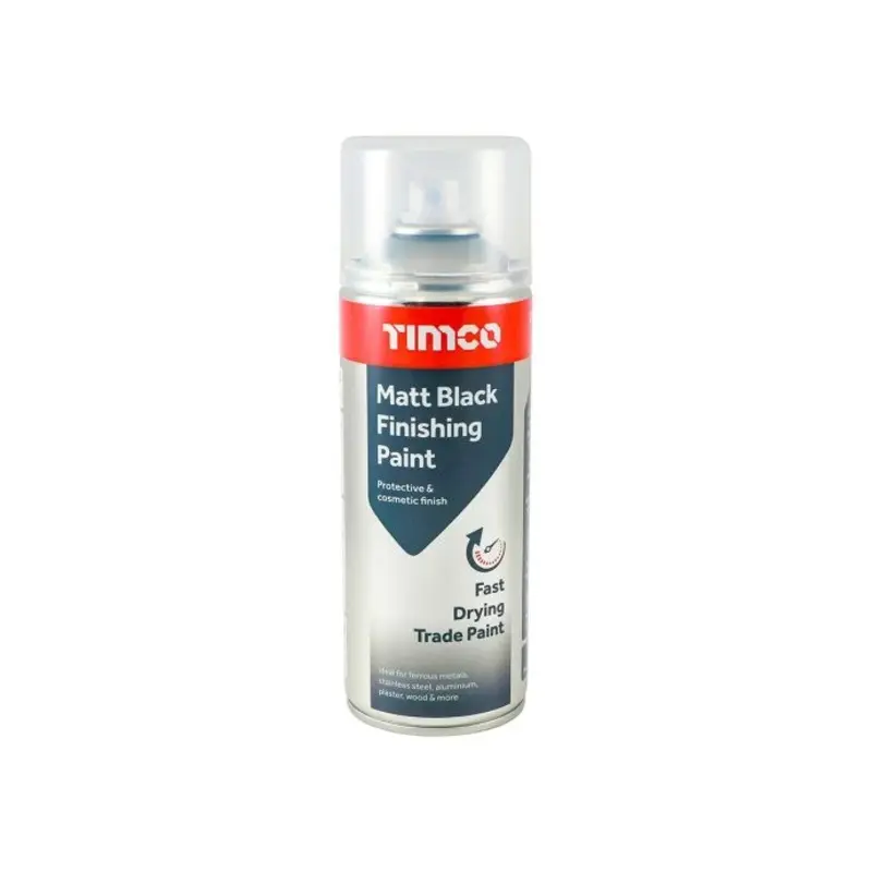 TIMCO Finishing Paint Matt Black - 380ml
