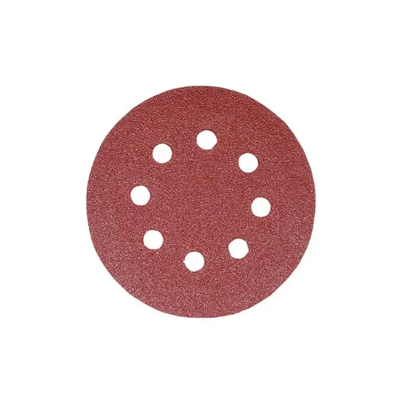 TIMCO Random Orbital Sanding Discs 120 Grit Red - 125mm - Pack of 5 Pieces