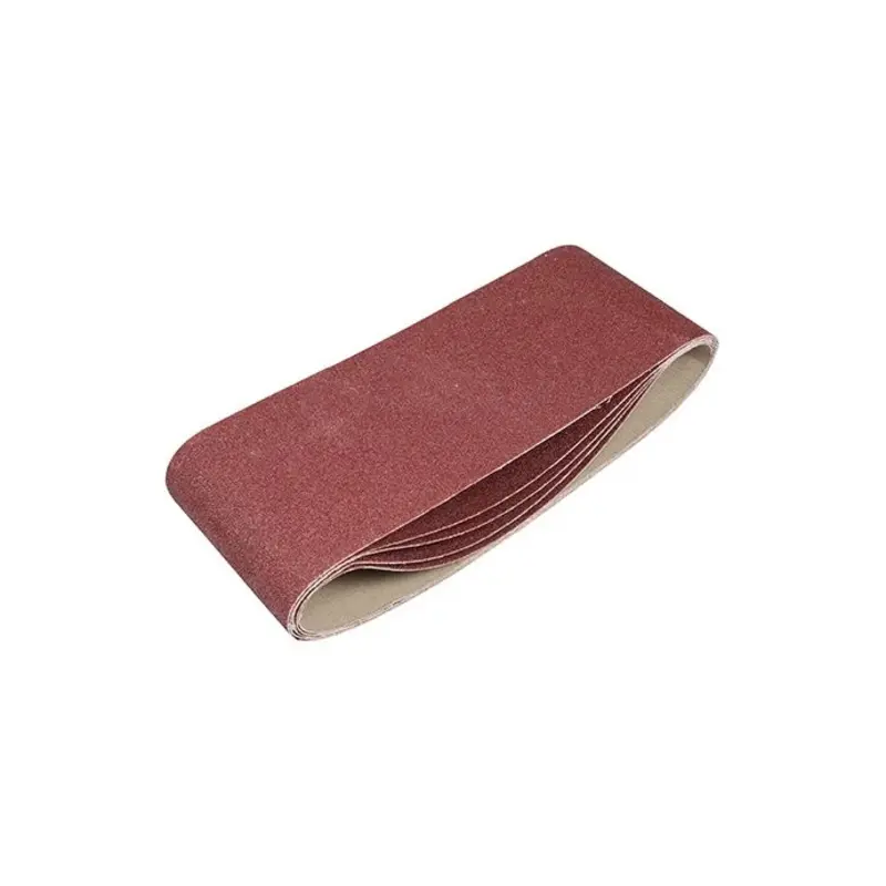 TIMCO Sanding Belts 80 Grit Red - 100 x 610mm - Pack of 5 Pieces