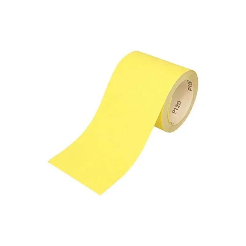 TIMCO Sandpaper Roll 80 Grit Yellow - 115mm x 10m