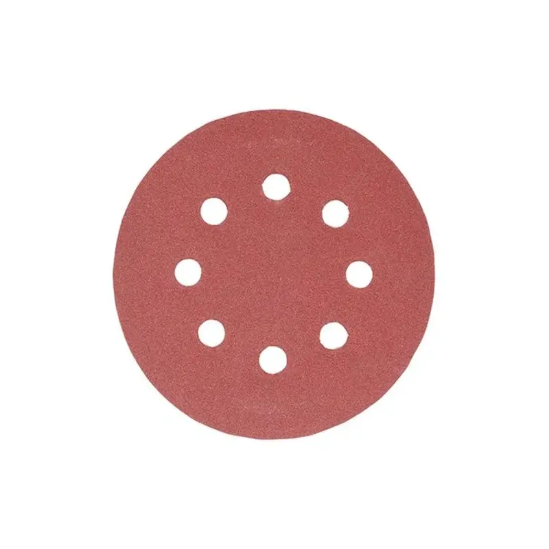 TIMCO Random Orbital Sanding Discs 180 Grit Red - 125mm - Pack of 5 Pieces