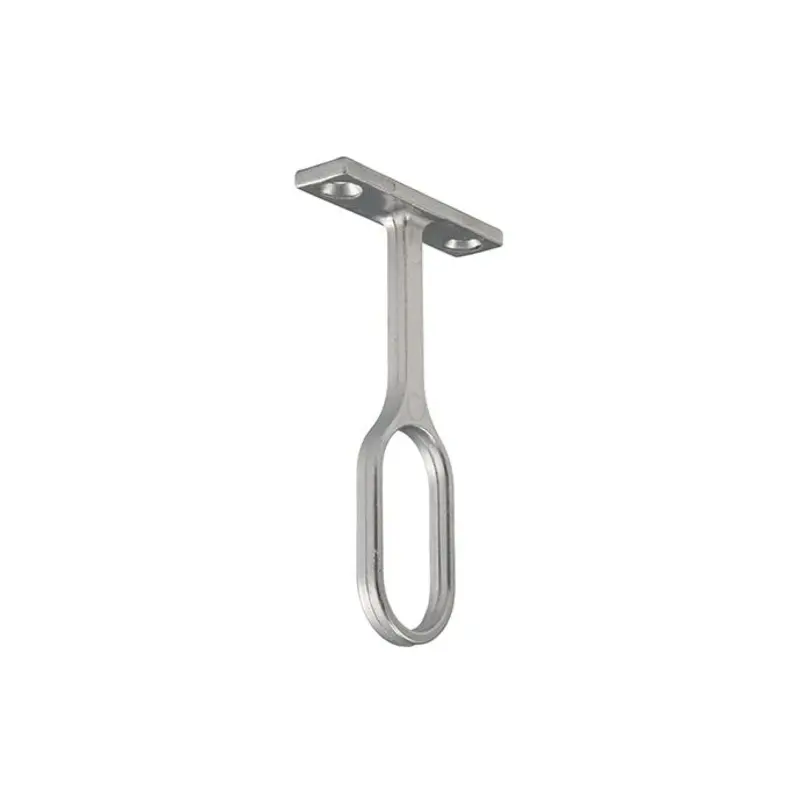 TIMCO Centre Bracket For Oval Tube Polished Chrome - 30 x 15