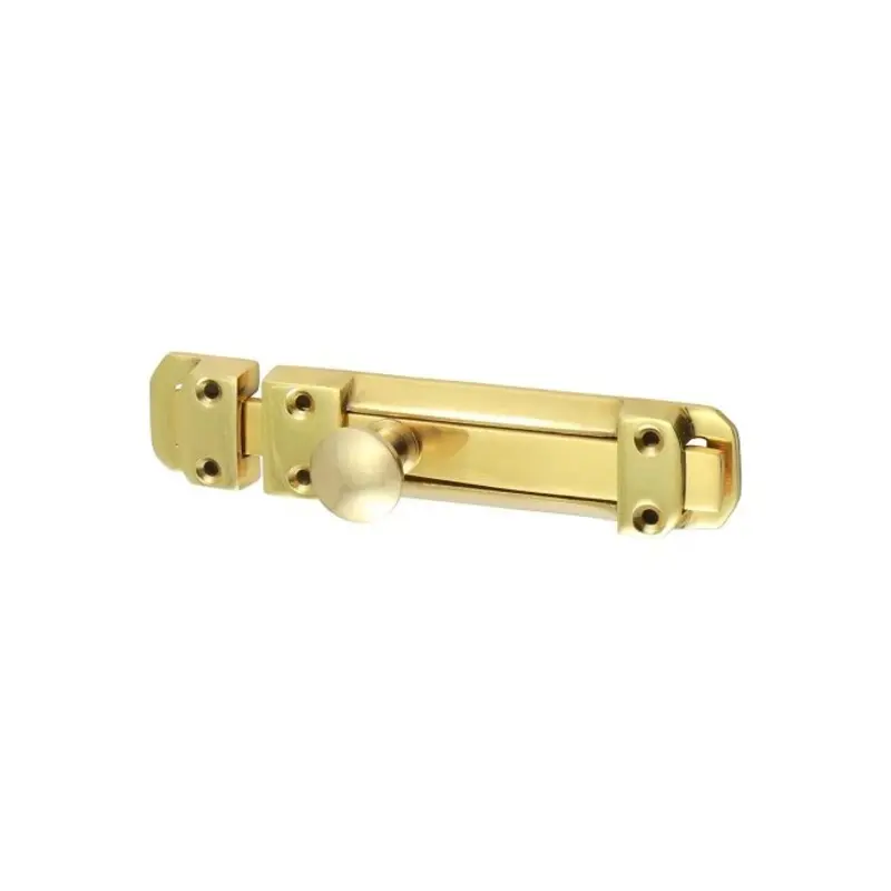 TIMCO Contract Flat Section Bolt Polished Brass - 135 x 30mm