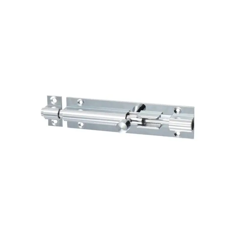 TIMCO Straight Barrel Bolt Polished Chrome - 100 x 25mm