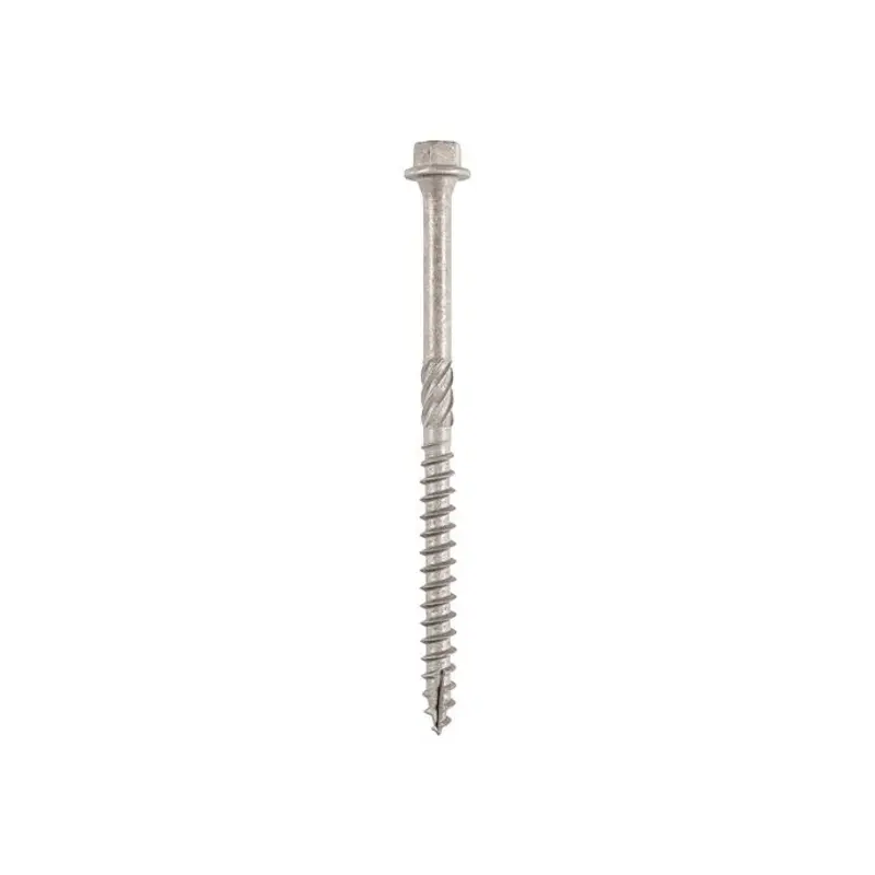 TIMCO Timber Screws Hex Flange Head A4 Stainless Steel - 6.7 x 200 - Pack of 25 Pieces