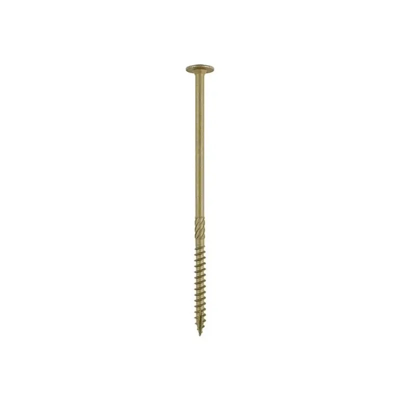 TIMCO Wafer Head Exterior Green Timber Screws  - 8.0 x 200 - Pack of 50 Pieces