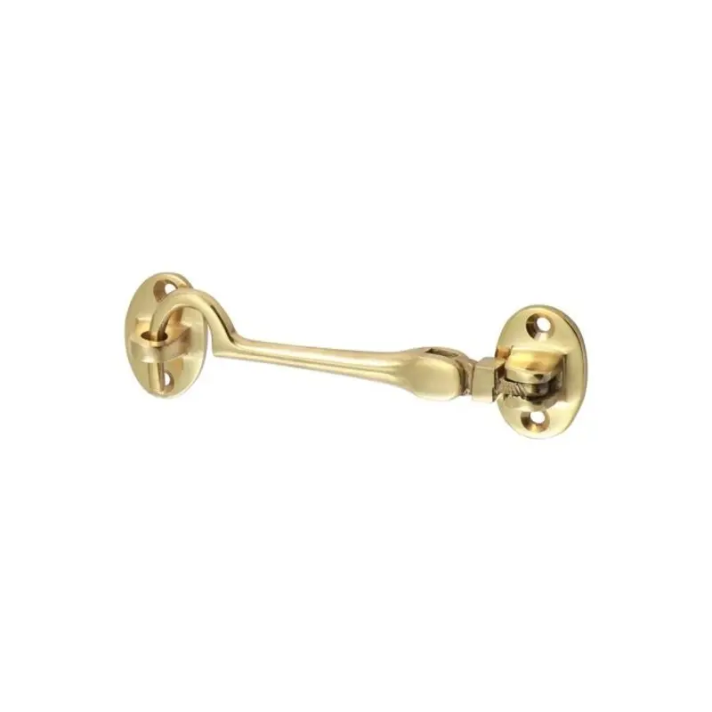 TIMCO Cabin Hook Polished Brass - 100mm