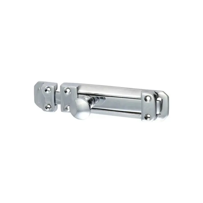 TIMCO Contract Flat Section Bolt Polished Chrome - 135 x 30mm