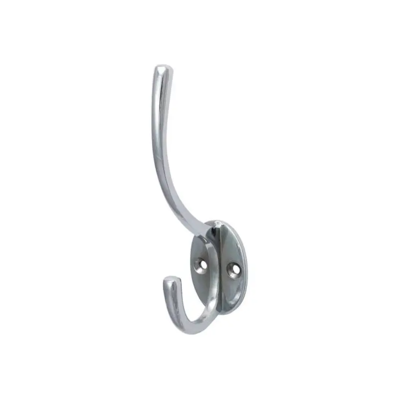 TIMCO Hat & Coat Hook Polished Chrome - 125 x 32mm
