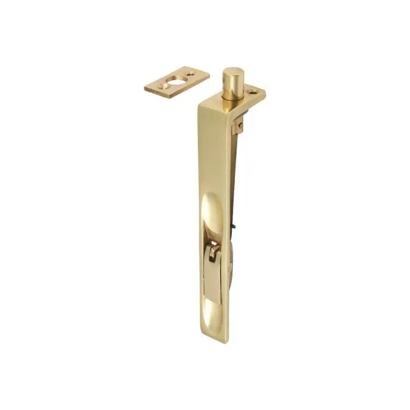 TIMCO Lever Action Flush Bolt Polished Brass - 150 x 19mm