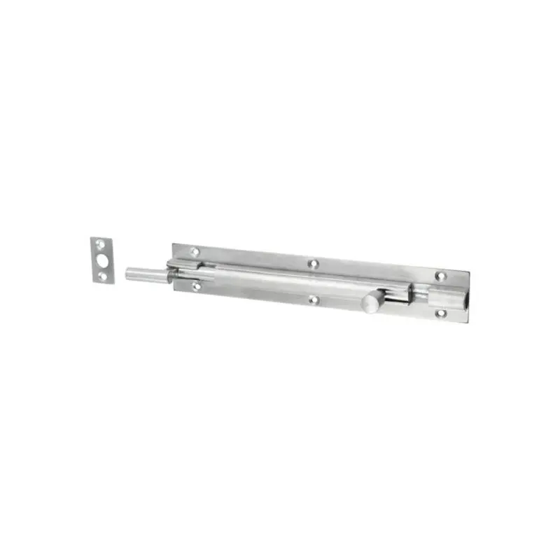 TIMCO Necked Barrel Bolt Satin Chrome - 150 x 25mm