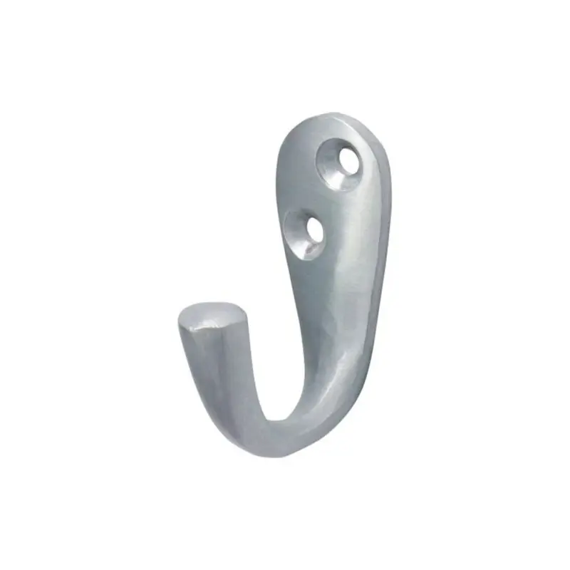TIMCO Single Robe Hook Satin Chrome - 44 x 18mm