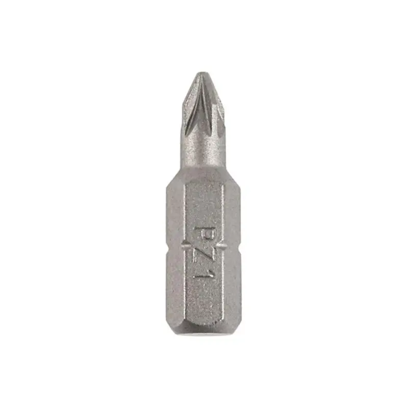 TIMCO Pozi Driver Bit S2 Grey - No.1 x 25 - Pack of 100 Pieces