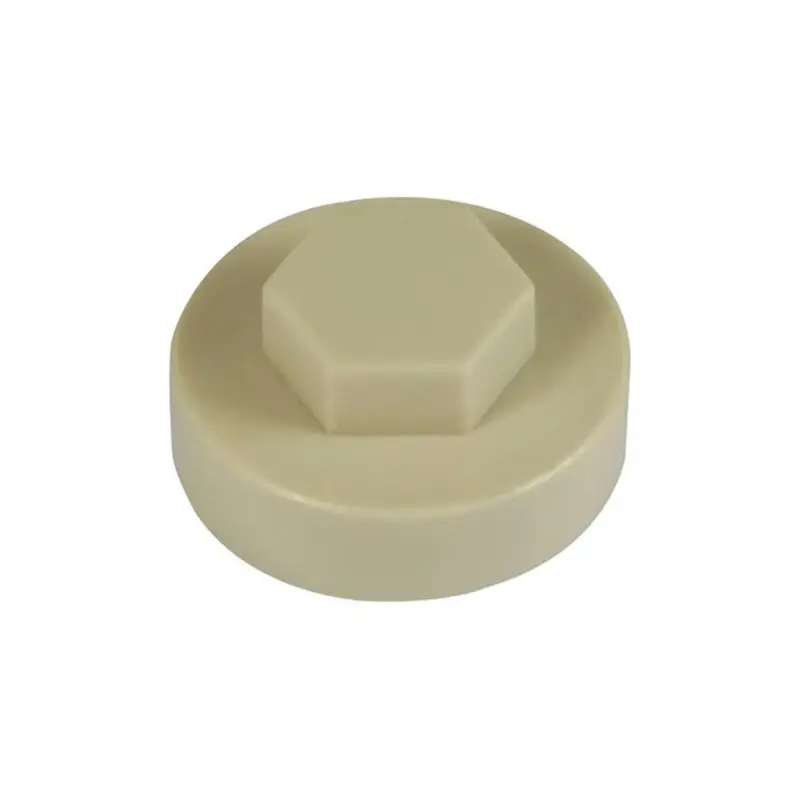 TIMCO Hex Head Cover Caps Beige - 19mm - Pack of 1000 Pieces