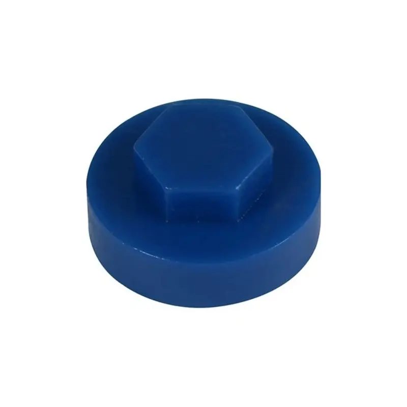 TIMCO Hex Head Cover Caps Gentian Blue - 16mm - Pack of 1000 Pieces