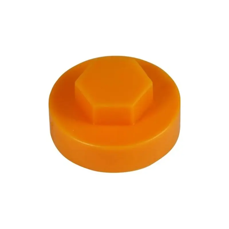 TIMCO Hex Head Cover Caps Tangerine - 19mm - Pack of 1000 Pieces
