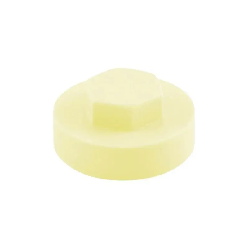 TIMCO Hex Head Cover Caps White (Creamy) - 16mm - Pack of 1000 Pieces
