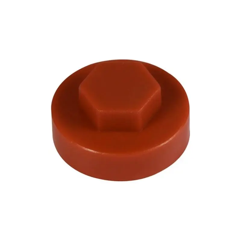 TIMCO Hex Head Cover Caps Terracotta - 16mm - Pack of 1000 Pieces