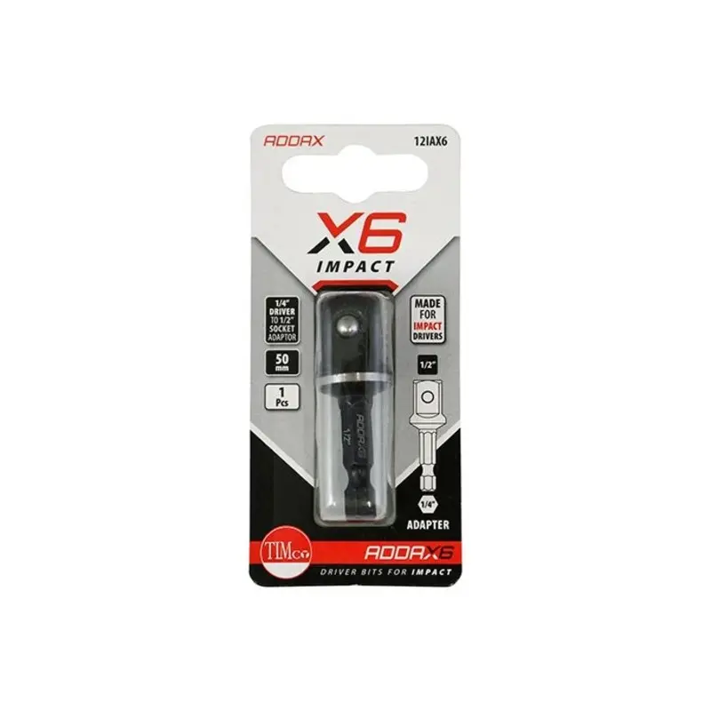TIMCO X6 Impact Adaptor - 1/2 x 50