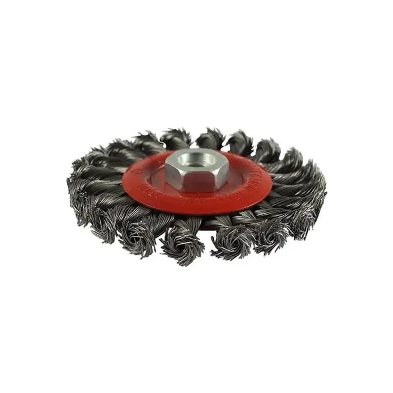 TIMCO Angle Grinder Wheel Brush Twisted Knot Steel Wire - 115mm