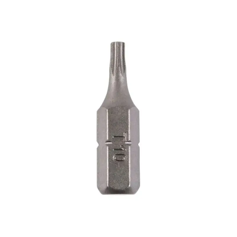 TIMCO TX Drive Driver Bit S2 Grey - TX10 x 25 - Pack of 10 Pieces